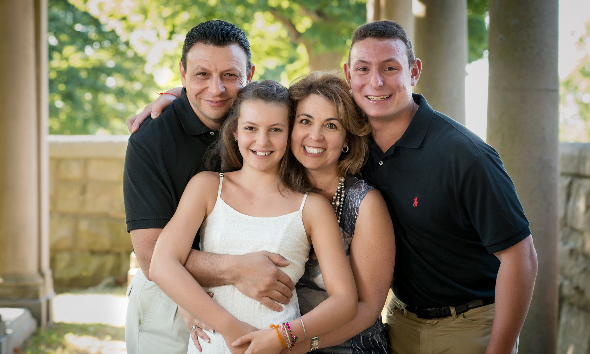 Family Portrait at Larz Anderson Park in Brookline