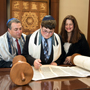 Bar Mitzvah at Temple Isaiah in Lexington